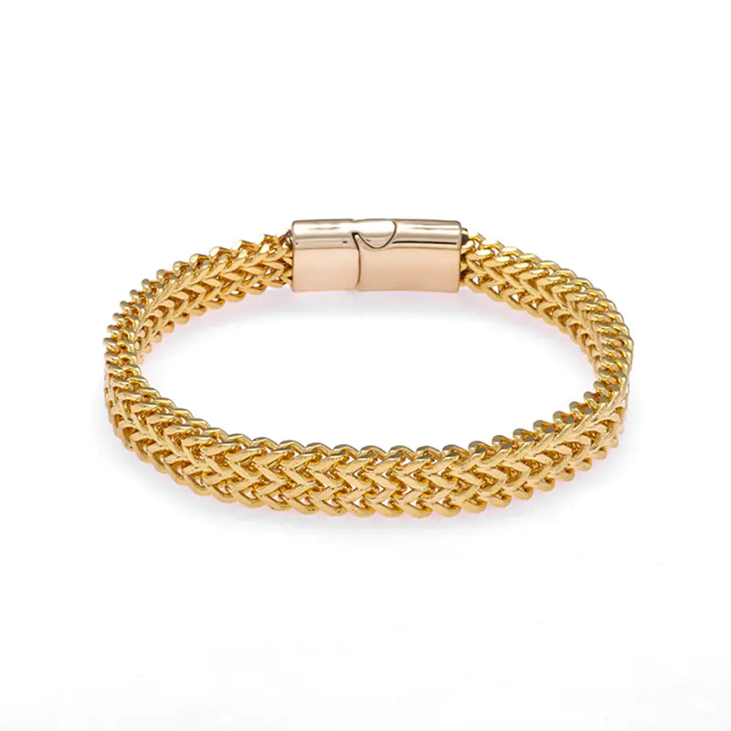 Double-Sided Woven Men's Bracelet