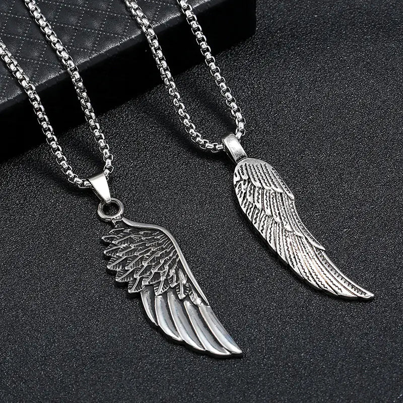 Men's Feather Pendant Necklace