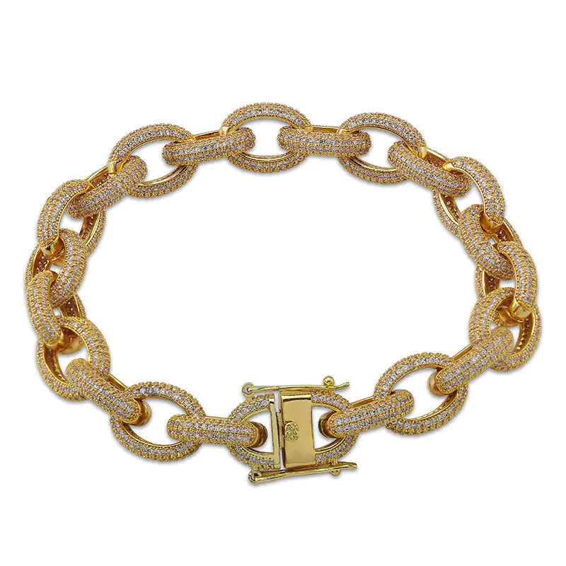 Luxury Men's Anchor Link Bracelet