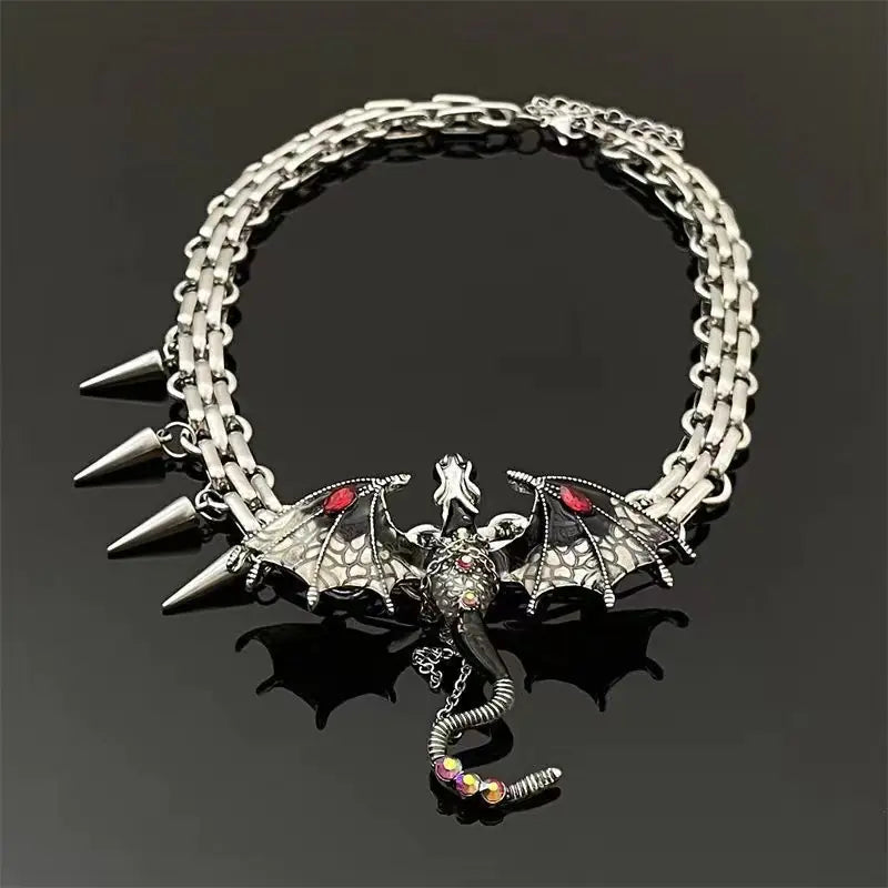 Y2K Dragon Street Necklace