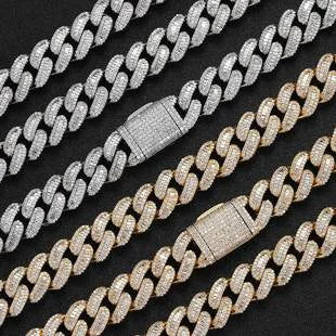Stainless Steel Cuban Link Chain Hip Hop Necklace