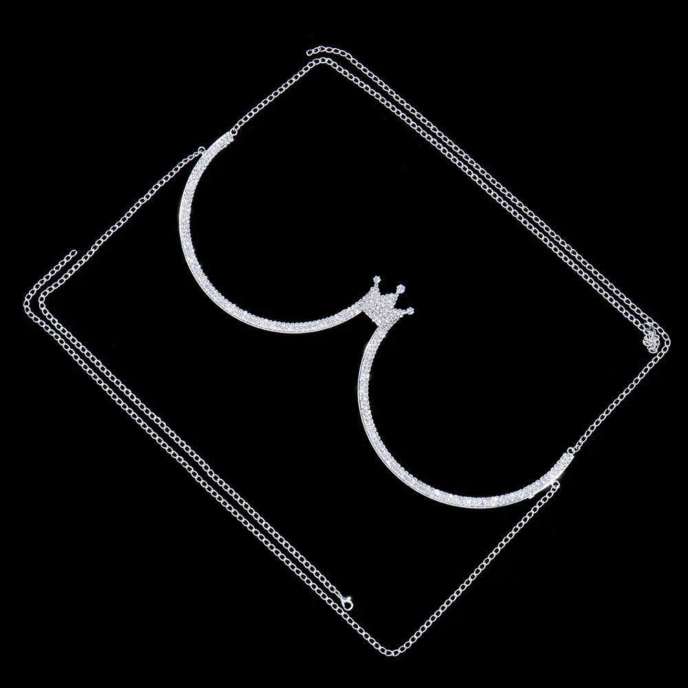 Fashion Body Jewelry Queen Crystal Bikini Chain 06