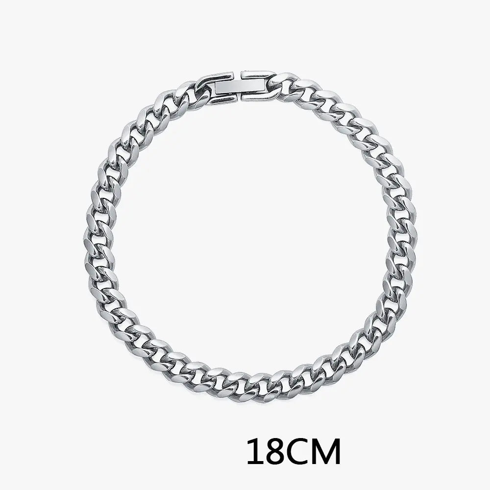 Cuban Bracelet with Simple and Cool Design
