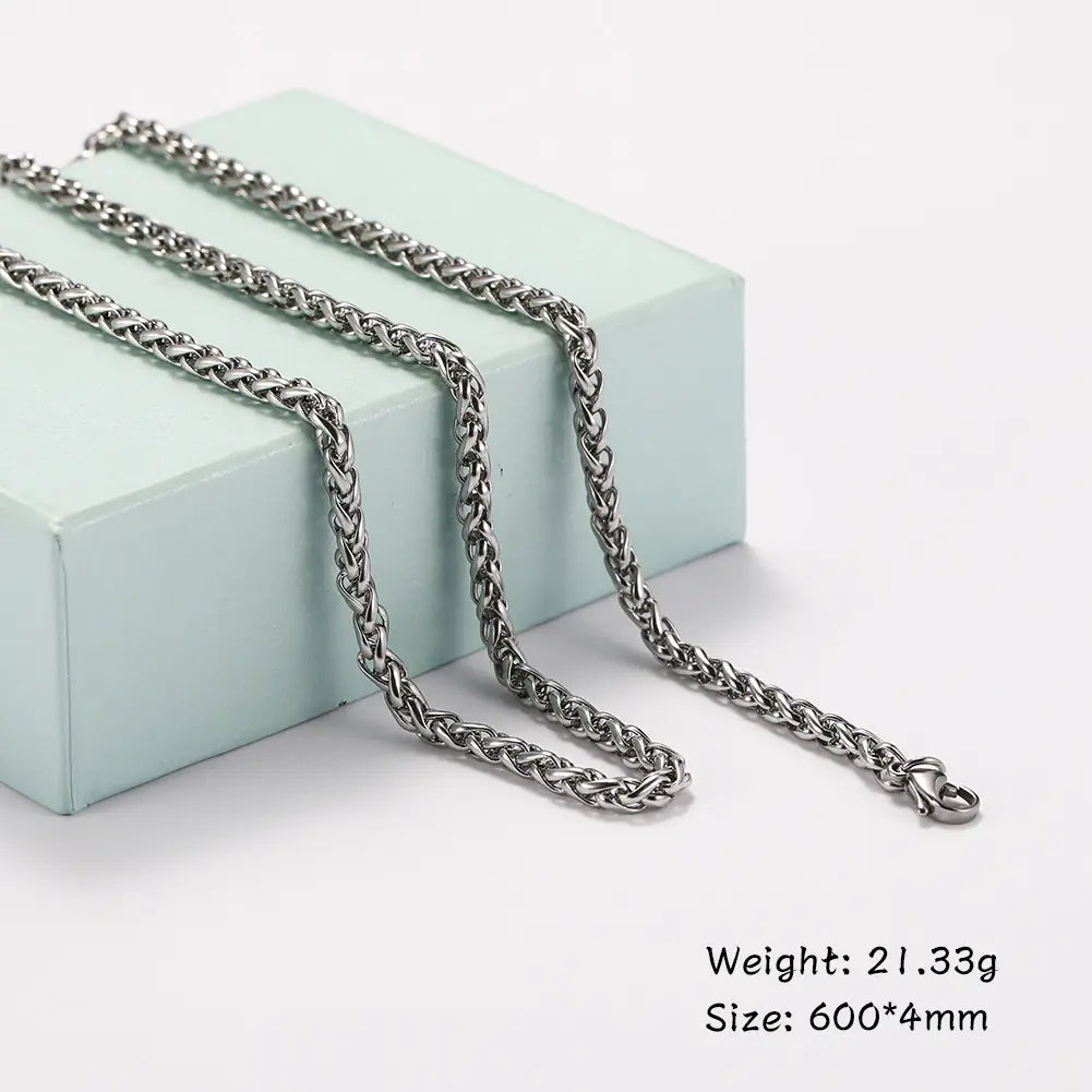 Titanium Steel Cuban / Rope / Assorted Chain Necklaces
