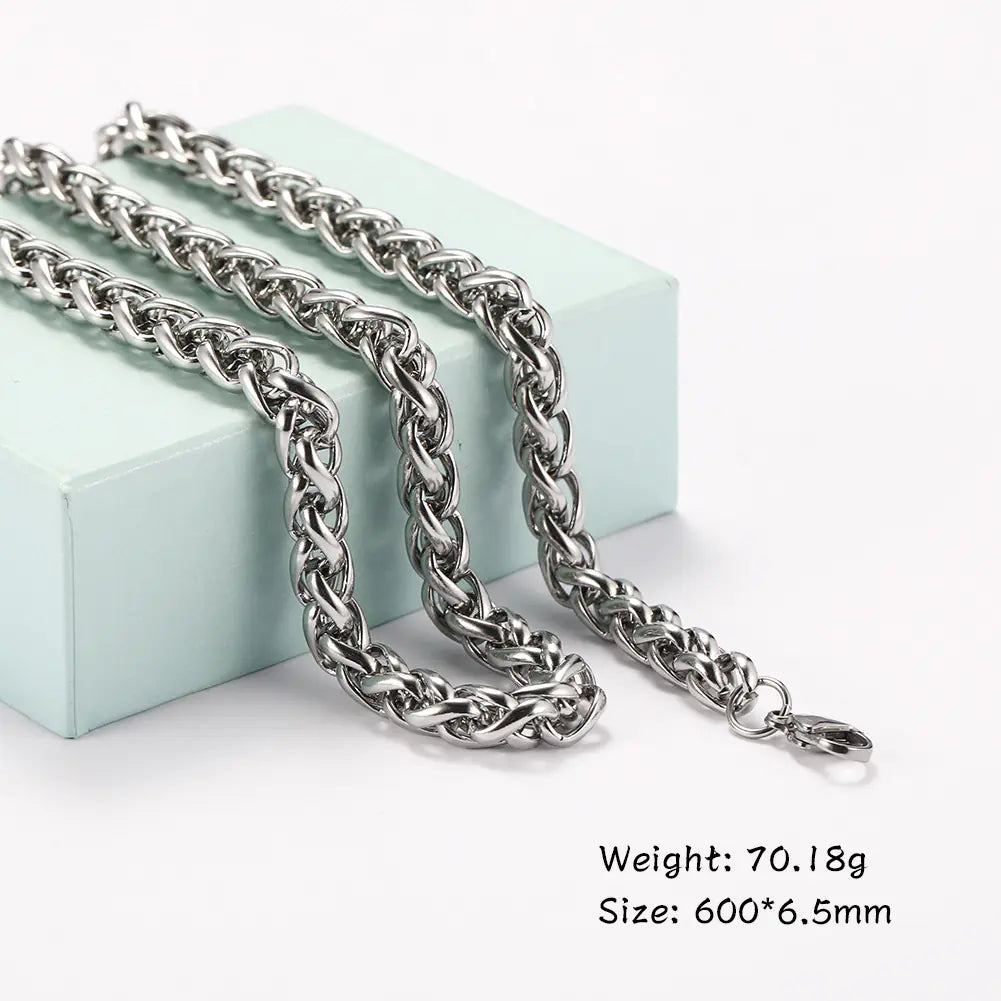 Titanium Steel Cuban / Rope / Assorted Chain Necklaces