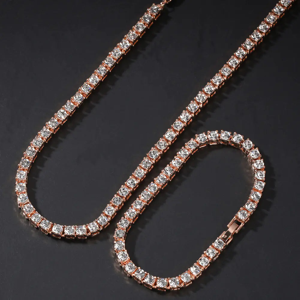 Tennis Chain with CZ Stones