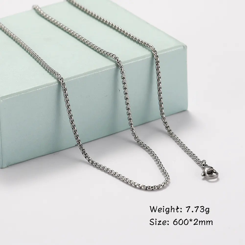 Titanium Steel Cuban / Rope / Assorted Chain Necklaces