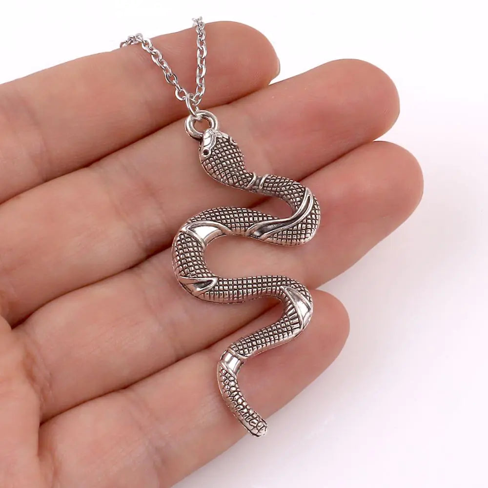 Retro Hip Hop Snake Necklace for Men and Women