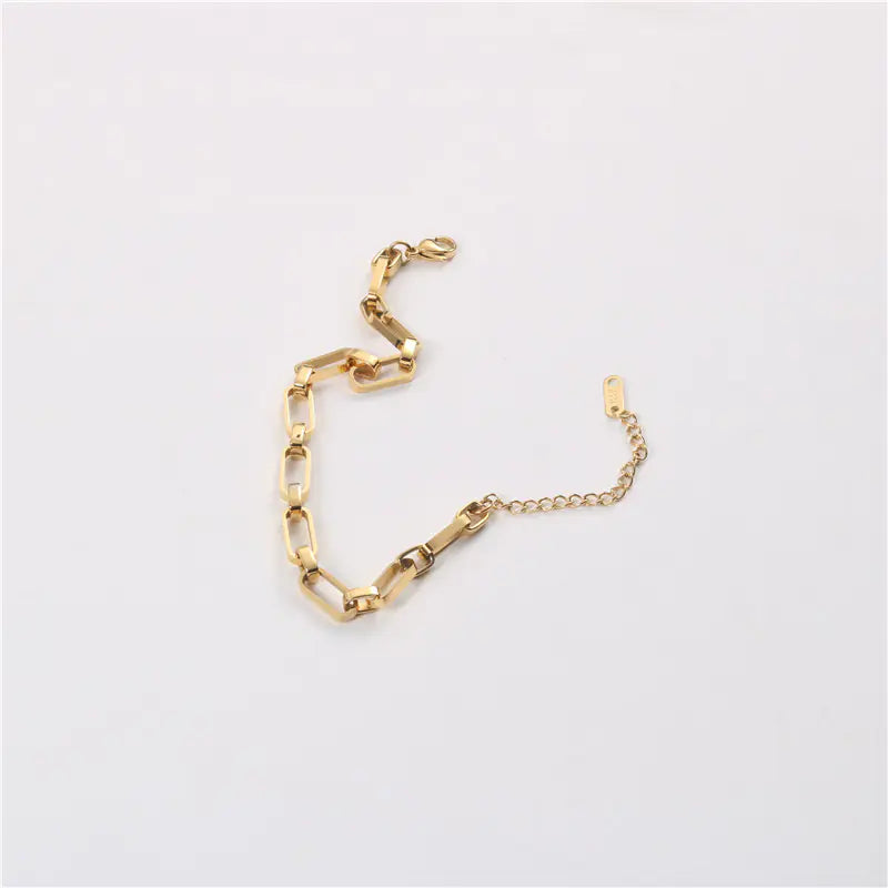 Chunky Chain Minimalist Hip-Hop Bracelet