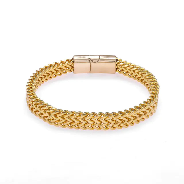 Double-Sided Woven Men's Bracelet