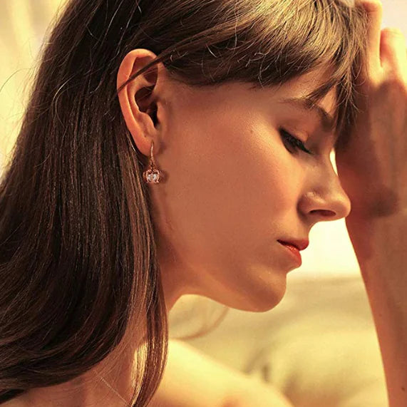 Zircon Crown Jewelry Set with Earrings and Pendant