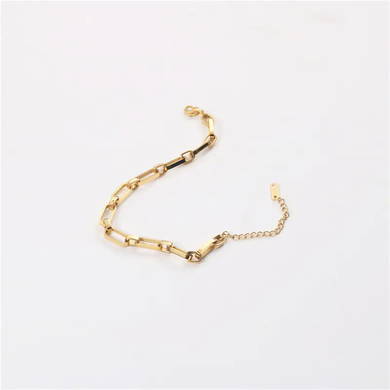 Chunky Chain Minimalist Hip-Hop Bracelet