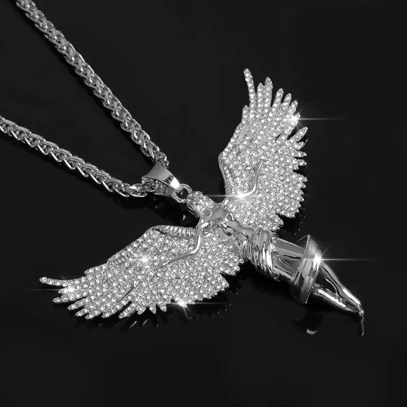Soaring Angel Jewelry - Hip Hop Fairy Wing Pendant