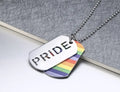 Pride Rainbow Pendant Necklace for LGBTQ+ Jewelry