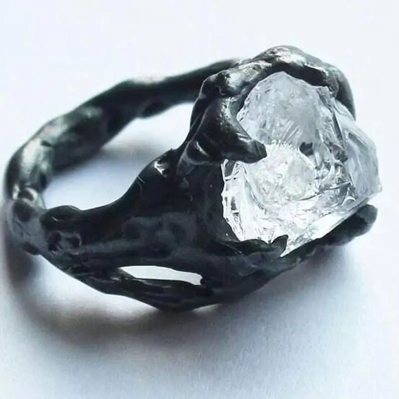 Molten Claw Crystal Ring