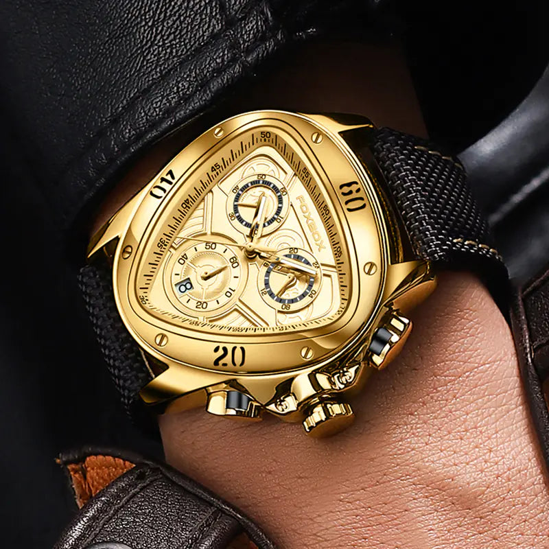 Triangular Snake Head Multi-functional Clock