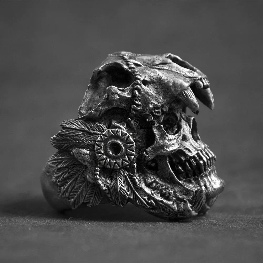Punk Skull Men's Ring - Gothic Style Jewelry