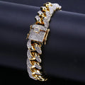 Miami Cuban Link with Zirconia Stone Jewelry Clasp