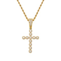 Retro Hip Hop Ice Sugar Cross Pendant Necklace for All