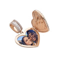 Custom Photo Frame Locket Heart Pendant Necklace