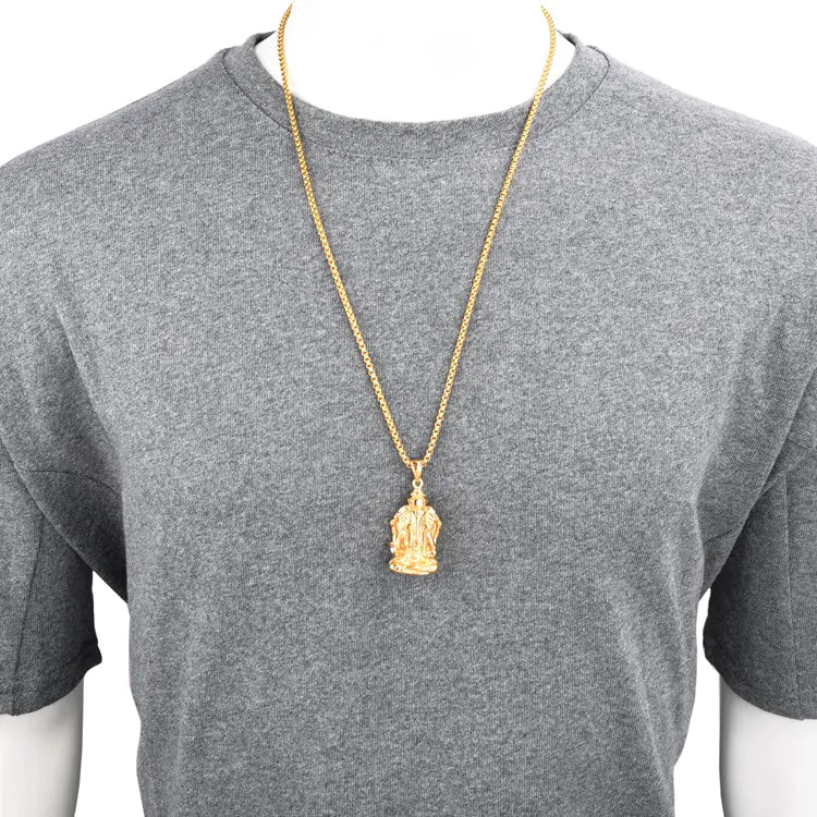 Elephant Necklace in Titanium Steel