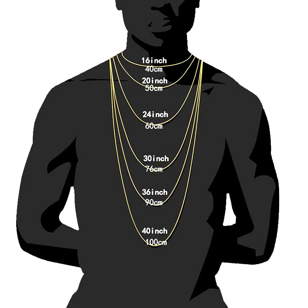 Stainless Steel Cuban Link Chain Hip Hop Necklace
