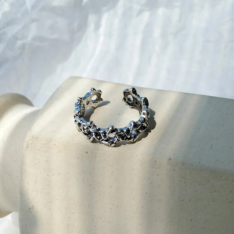 Chic Hip-Hop Inspired Statement Ring for Women