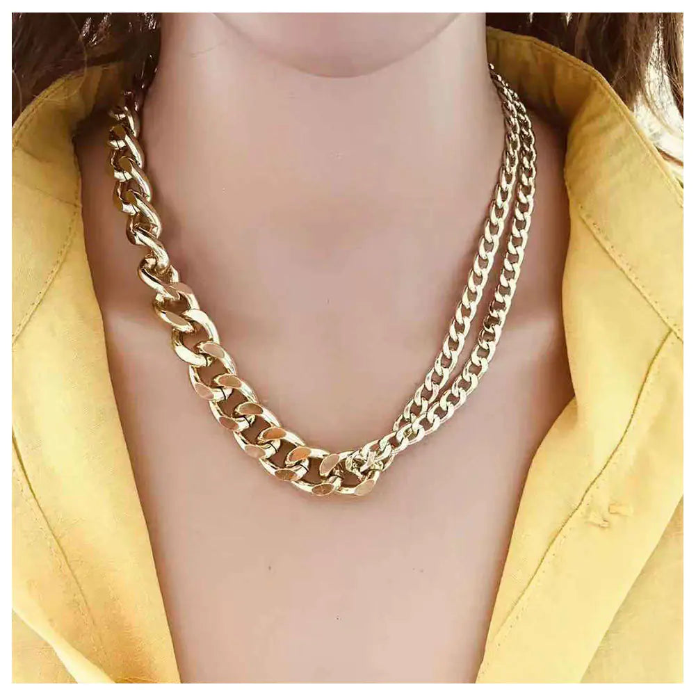 Minimalist Maximized Chain Necklace for Women