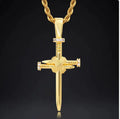 Zircon Cross Pendant Necklace