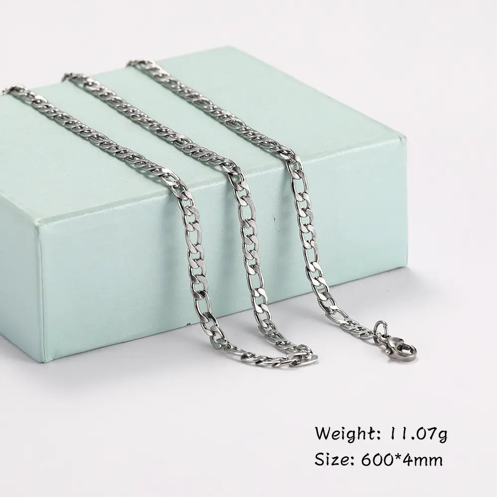 Titanium Steel Cuban / Rope / Assorted Chain Necklaces