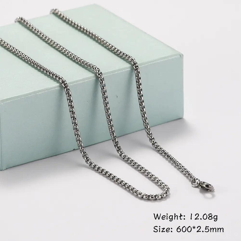 Titanium Steel Cuban / Rope / Assorted Chain Necklaces
