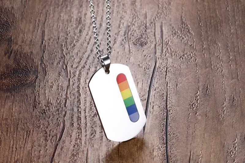 Pride Pendant Necklace in Stainless Steel