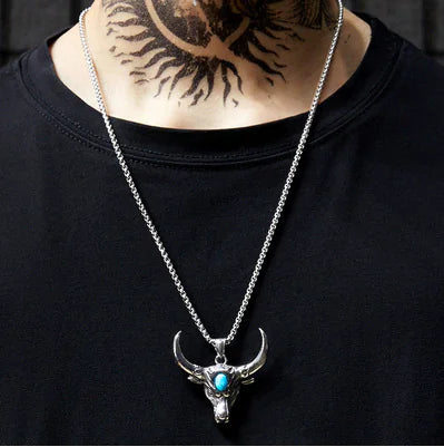 Vintage Style Feather Pendant Necklace