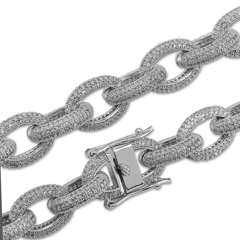 Luxury Men's Anchor Link Bracelet