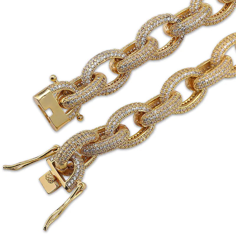 Luxury Men's Anchor Link Bracelet