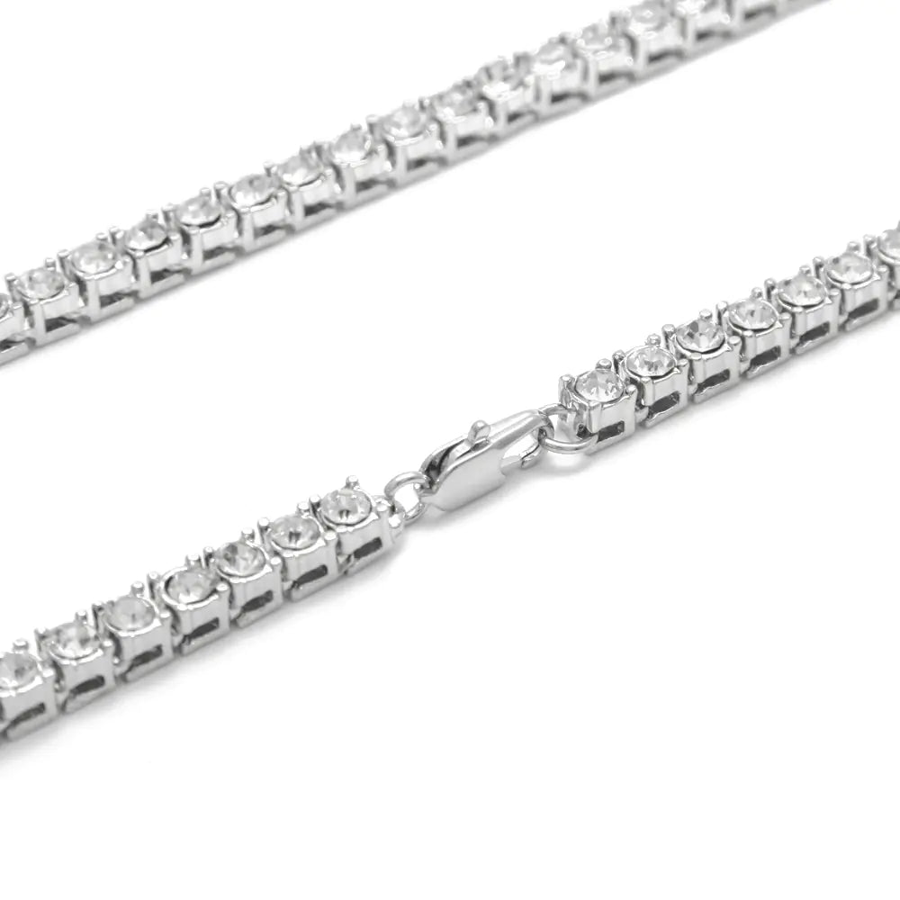 Tennis Chain with CZ Stones