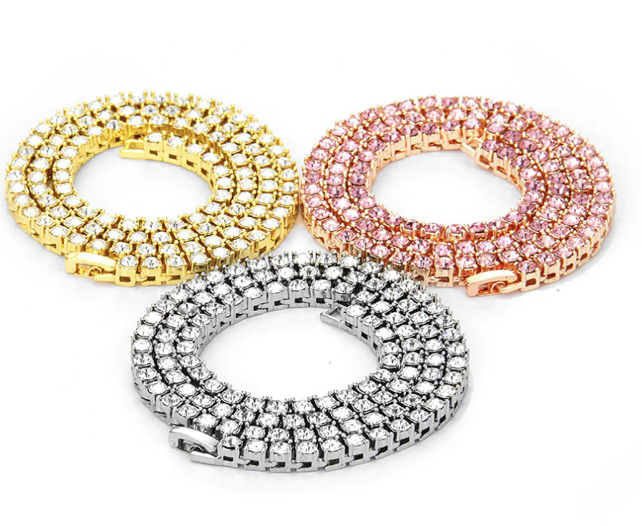 Tennis Chain with CZ Stones