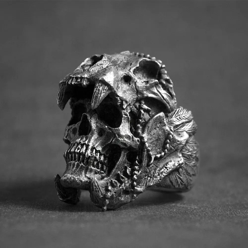 Punk Skull Men's Ring - Gothic Style Jewelry