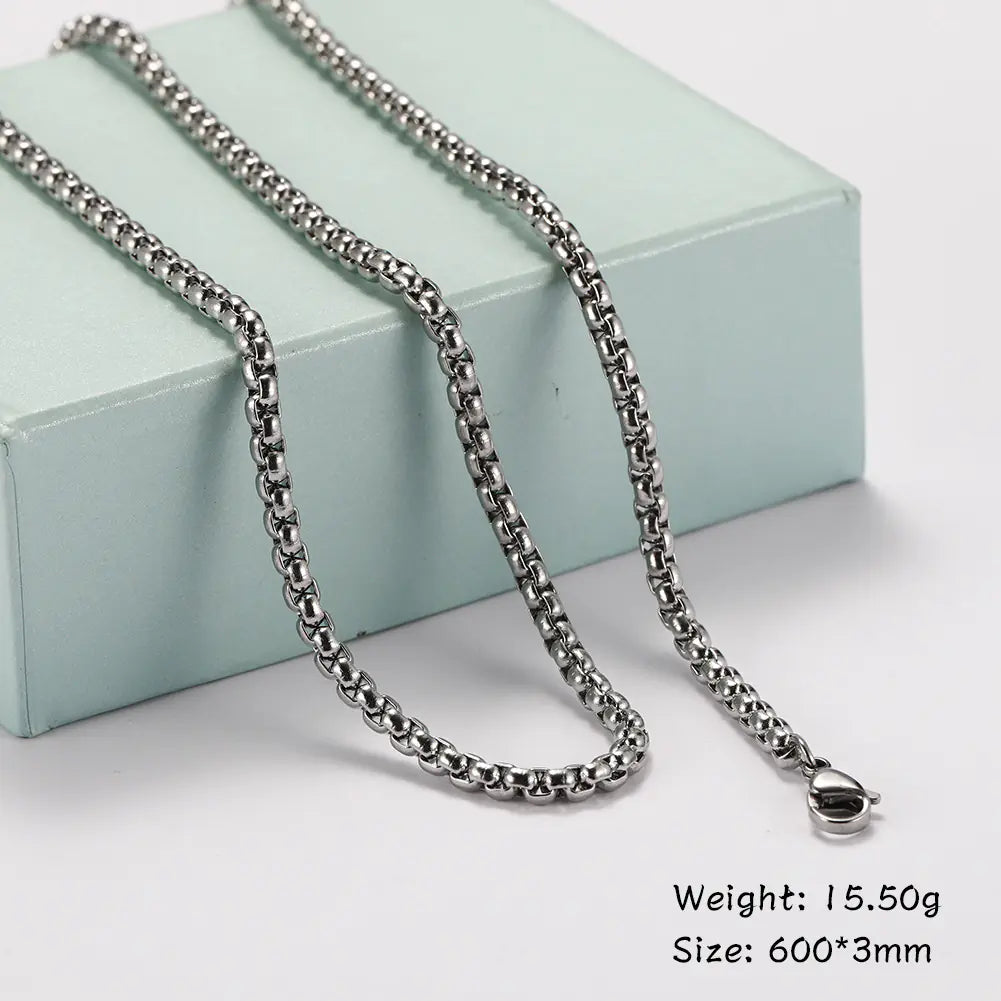 Titanium Steel Cuban / Rope / Assorted Chain Necklaces