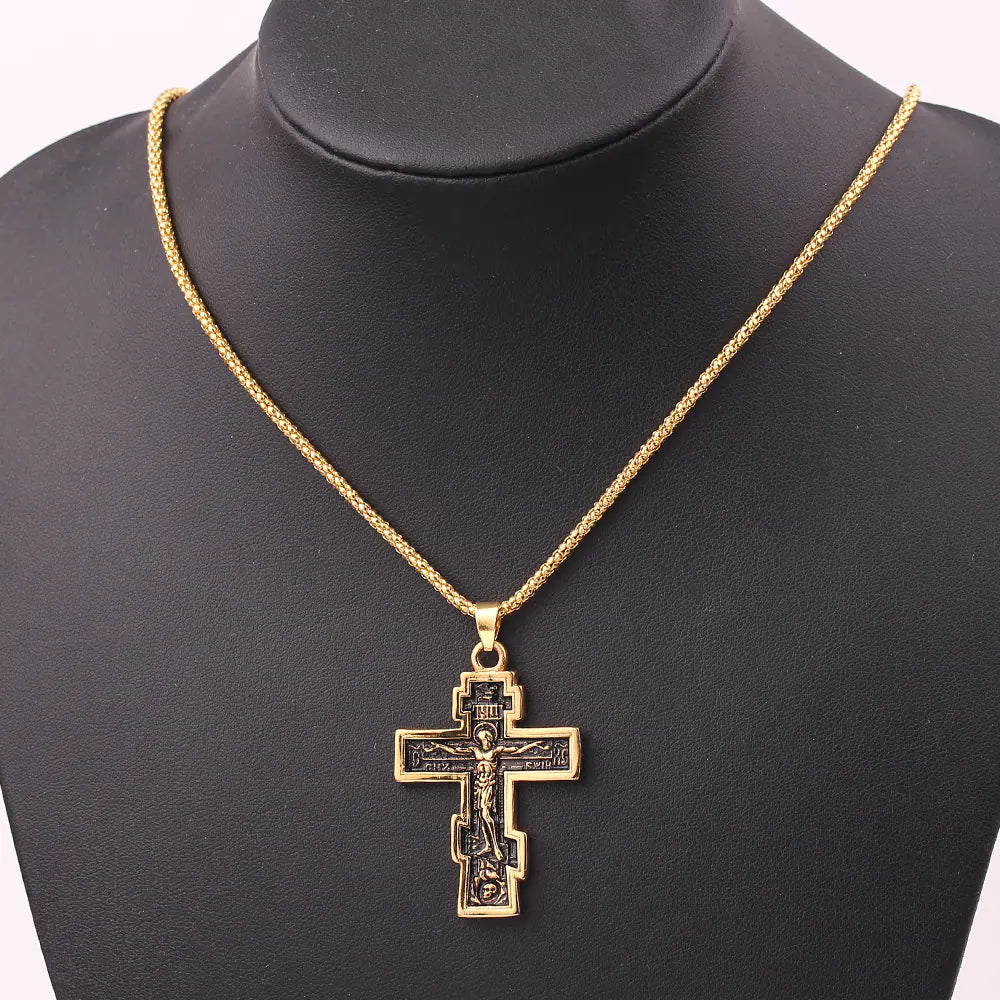 Jesus Cross Pendant Necklace