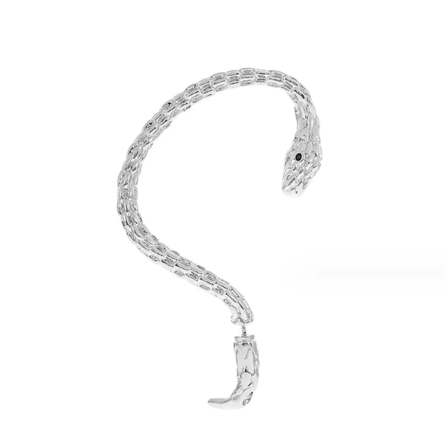 Snake Design Earring in Dark Style